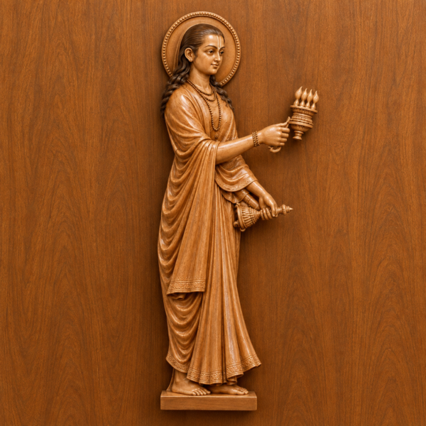 Shri Chaitanya Mahaprabhu 3D Statue Design for CNC Carving & 3D Printing – STL & RFL Files